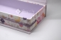 Preview: Stifte-Schachtel mit Klappdeckel ca. 21x10x4cm | floral | flieder | Art. Nr. 97040403